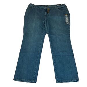 Lee Relaxed Fit Jeans, Straight Leg, mid rise, Plus, 22W